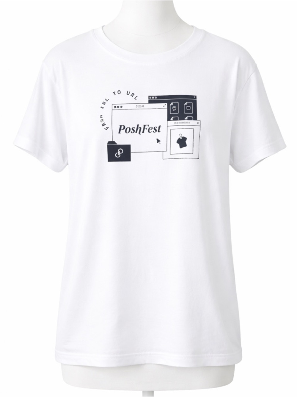 Poshmark POSHFEST 2020 White Tshirt Size Large